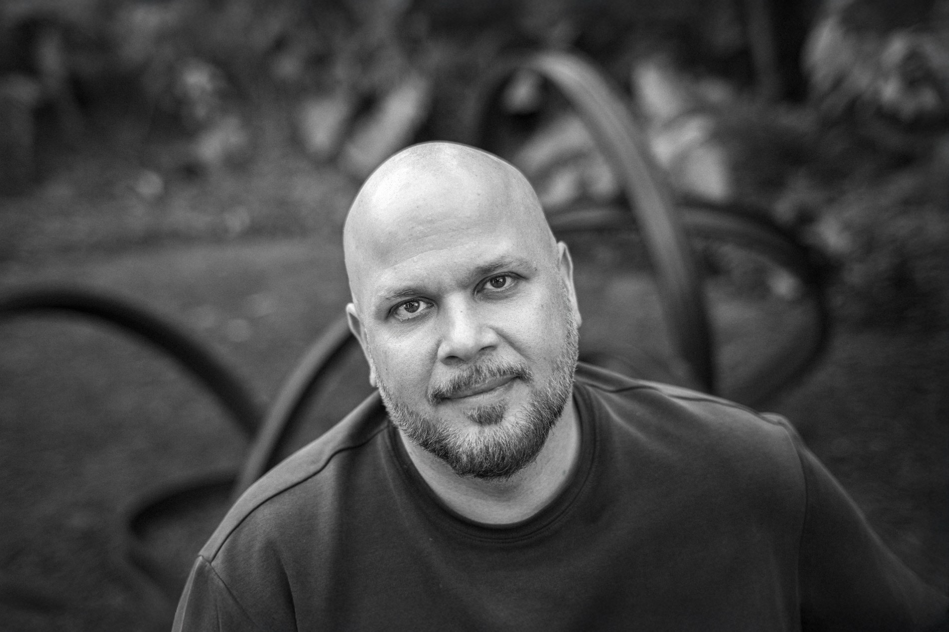 Black and white portrait of Jaakko Tammela